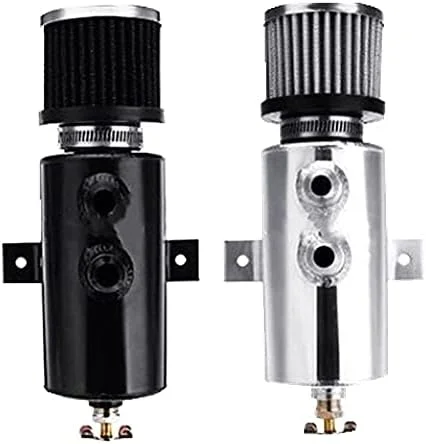 مخزن جمع آوری روغن موتور یونیورسال TMKJZL، ظرفیت 0.75 لیتر، با فیلتر هواکش، آلومینیومی، 10 AN، گرد، تجهیزات سیستم سوخت (نقره ای) مخزن جمع آوری روغن موتور یونیورسال TMKJZL، ظرفیت 0.75 لیتر، با فیلتر هواکش، آلومینیومی، 10 AN، گرد، تجهیزات سیستم سوخت (نقره ای)