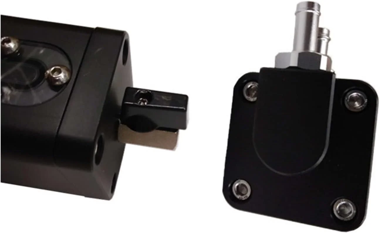 مخزن روغن آلومینیومی دو پورت TMKJZL، تجهیزات سیستم سوخت مشکی رنگ