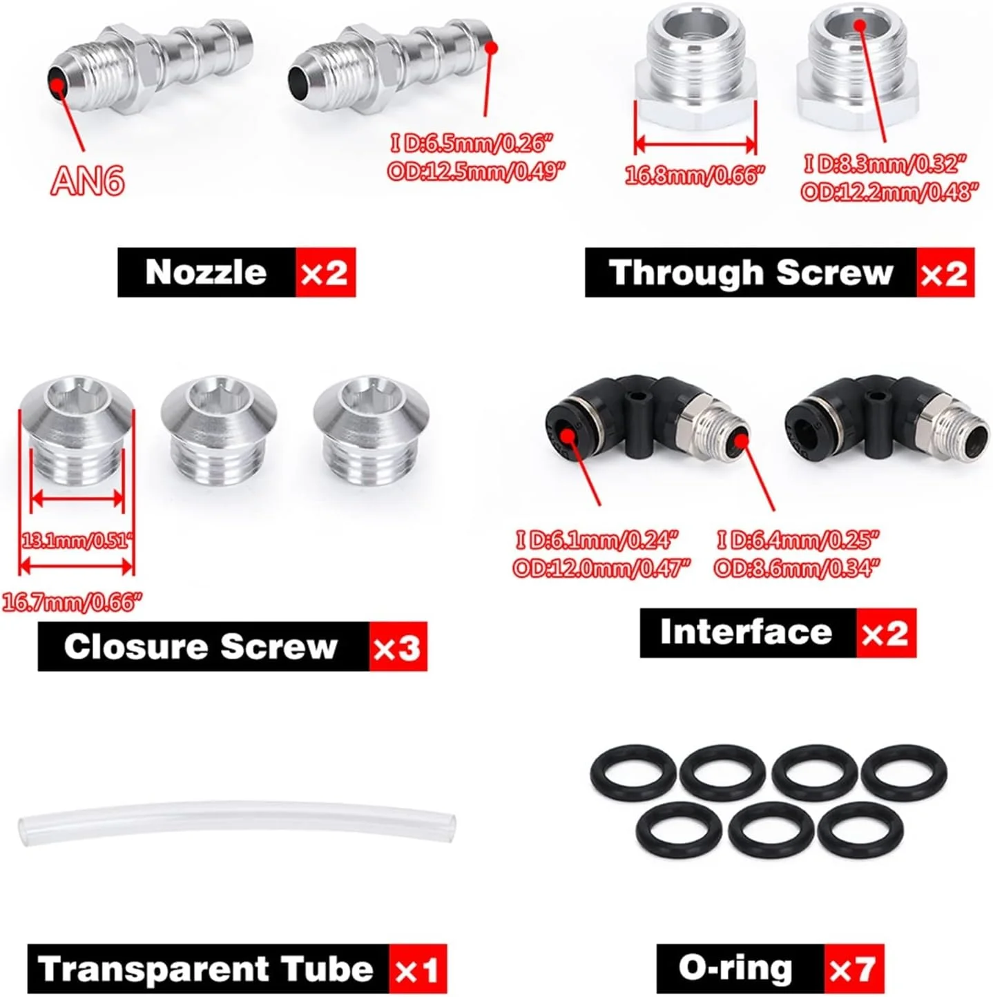 مخزن ذخیره روغن آلومینیومی یونیورسال 1 لیتری خودرو با درپوش تخلیه و هواکش، تجهیزات سیستم سوخت