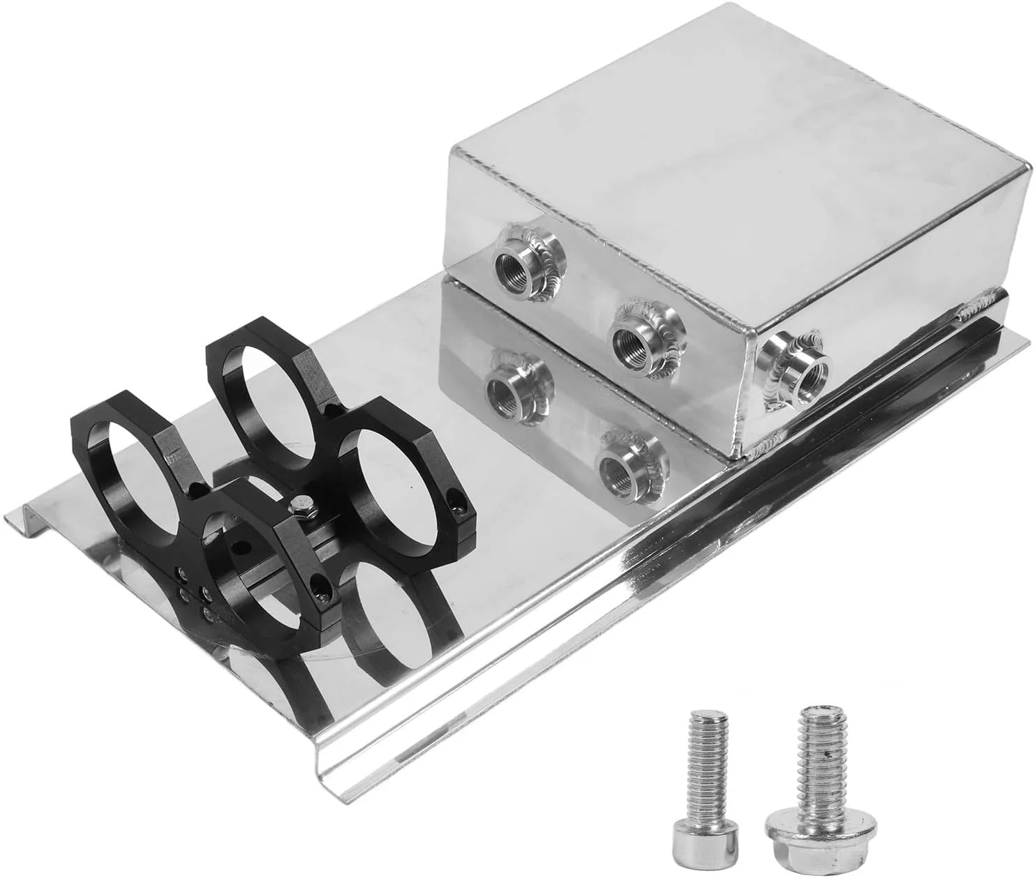 مخزن سوخت Torvex، مخزن 2.5 لیتری با پایه پمپ های 044 برای نصب زیر بدنه خودرو، مخزن سوخت آلومینیومی ضد نشت