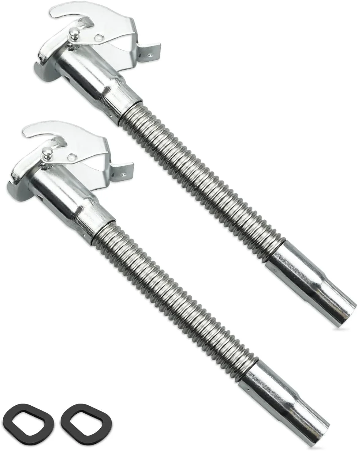 نازل جایگزین چندمنظوره برای ظروف سوخت، نازل انعطاف پذیر برای ظروف فلزی 1، 2 و 5 گالنی، تقریبا 29.5 سانتی متر