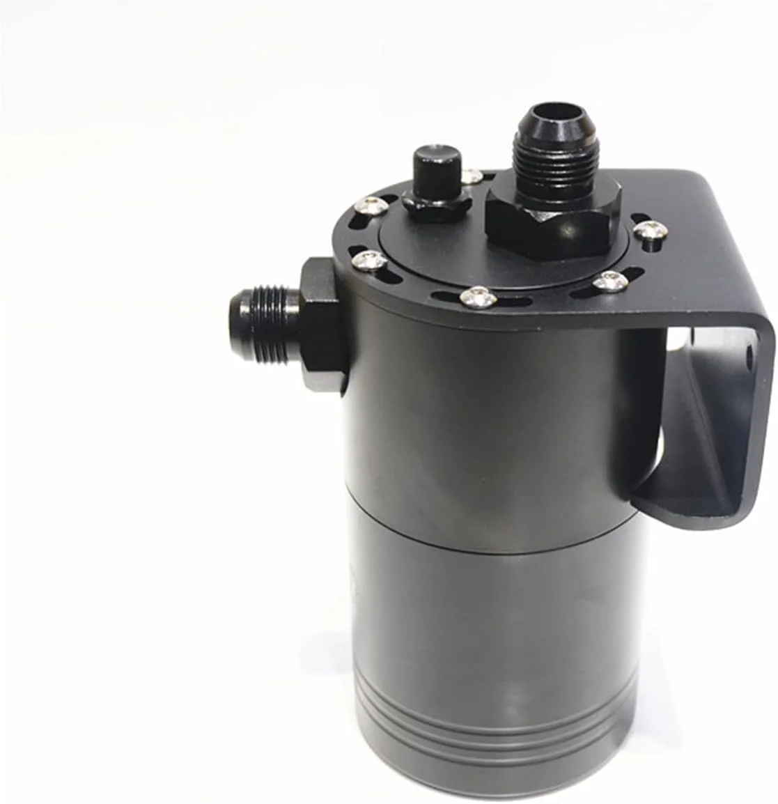 مخزن ذخیره روغن هانزالا، مناسب برای استایل خودرو، مخزن جهانی ذخیره روغن، جداکننده سوخت موتور، آلومینیومی 350 میلی لیتری AN10، تجهیزات سیستم سوخت جایگزین خودرو