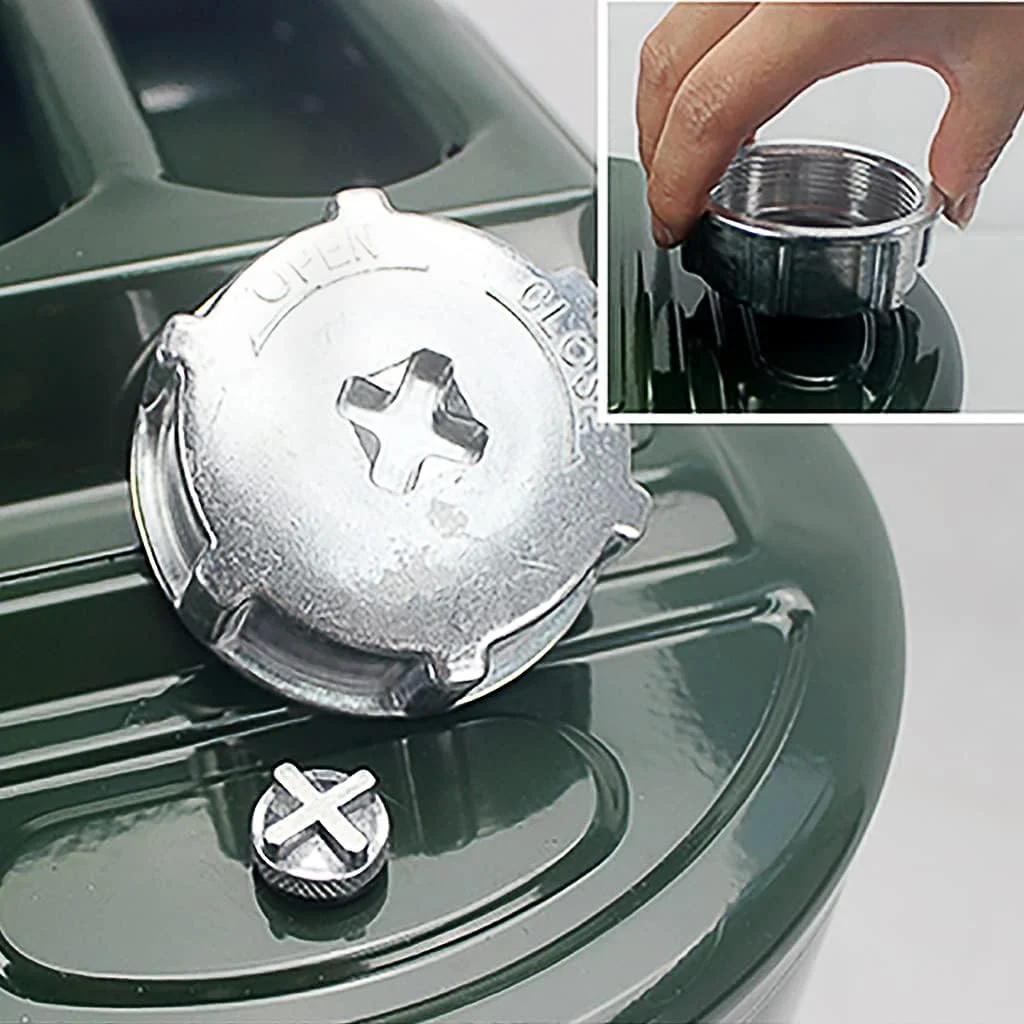 مخزن سوخت قابل حمل 5 لیتری VESLFG، درب آلومینیومی ضخیم ضد زنگ، مخزن فلزی بنزین، مناسب برای مسافرت کمپینگ، بنزین، گازوئیل، نفت، 5 لیتر مخزن سوخت قابل حمل 5 لیتری VESLFG، درب آلومینیومی ضخیم ضد زنگ، مخزن فلزی بنزین، مناسب برای مسافرت کمپینگ، بنزین، گازوئیل، نفت، 5 لیتر