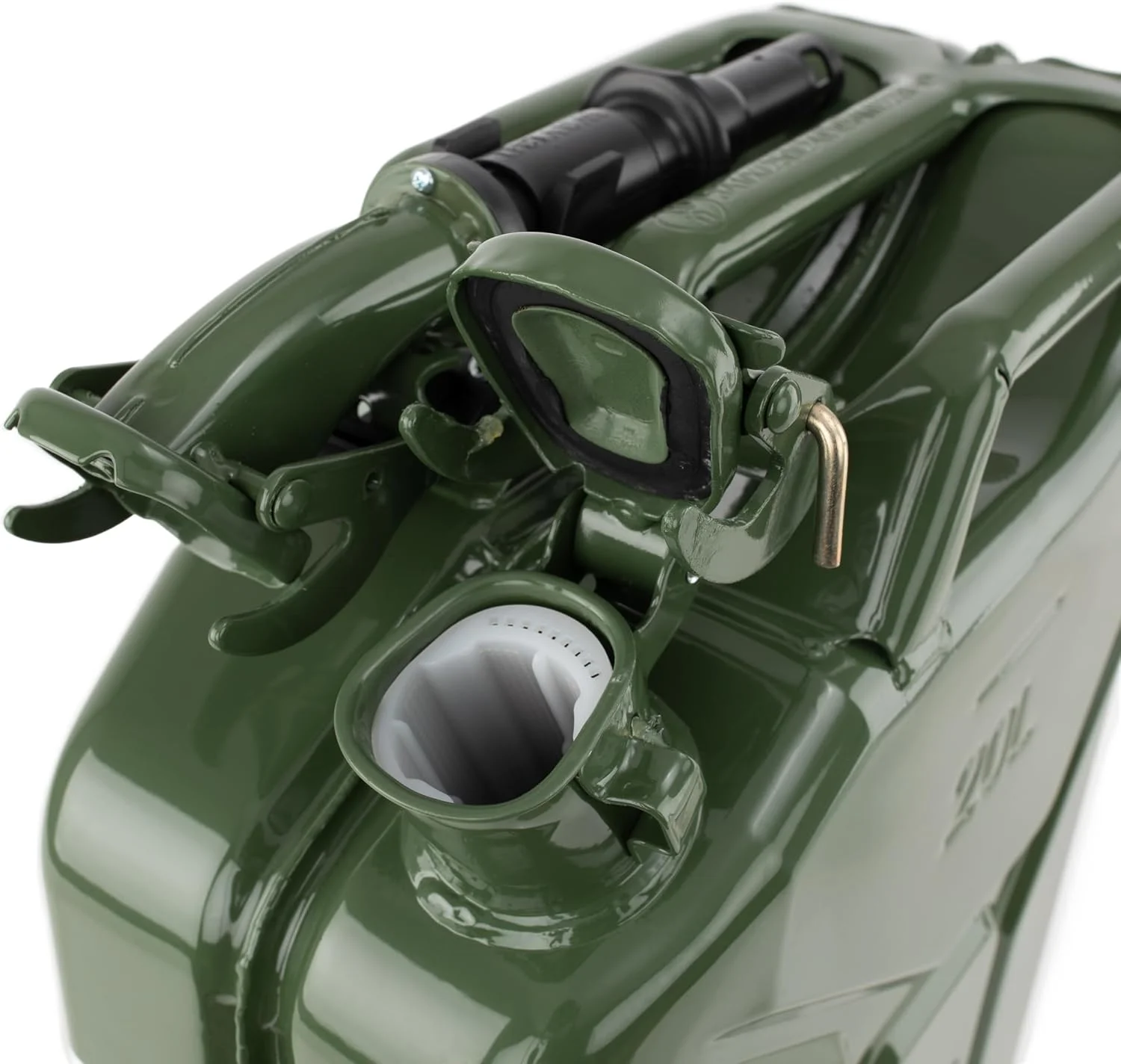 گالن سوخت ۲۰ لیتری نظامی Wavian USA مدل JC0020KVS به همراه نازل