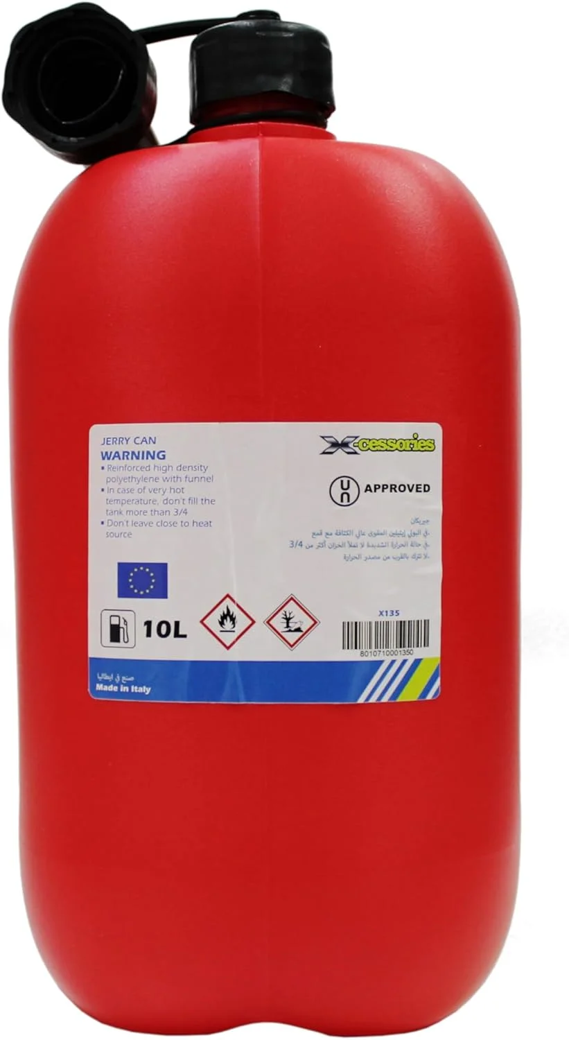 ظرف سوخت پلاستیکی 10 لیتری