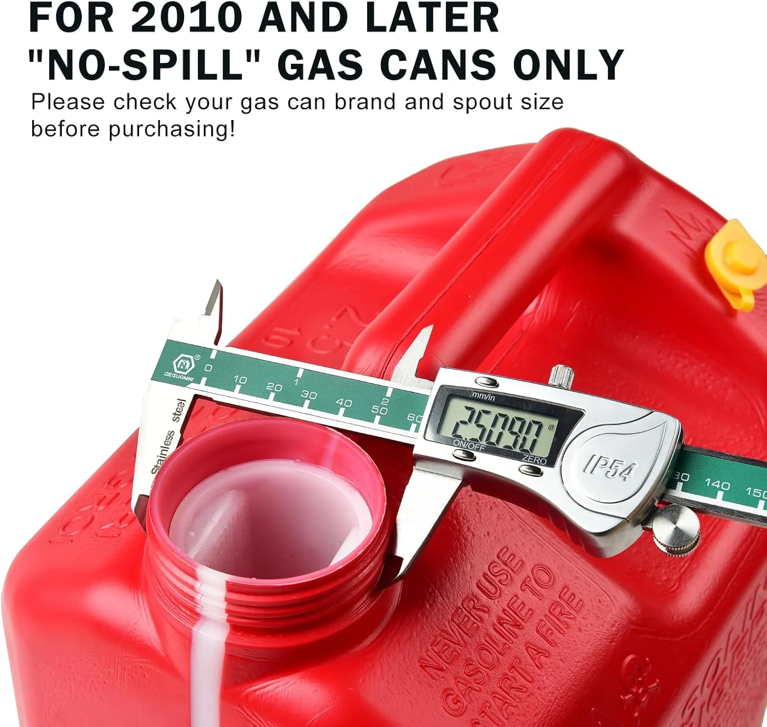 کیت تعویض لوله خروجی مخزن سوخت بدون ریزش، فقط برای مخزن سوخت برند No-Spill. مناسب برای مدل های 1405/1415/1450/1456/1457/1460/1467/1456/1466 مخزن های سوخت No-Spill. لوله خروجی قابلیت خم شدن آزادانه را دارد. شامل 1 عدد کیت - درب مشکی