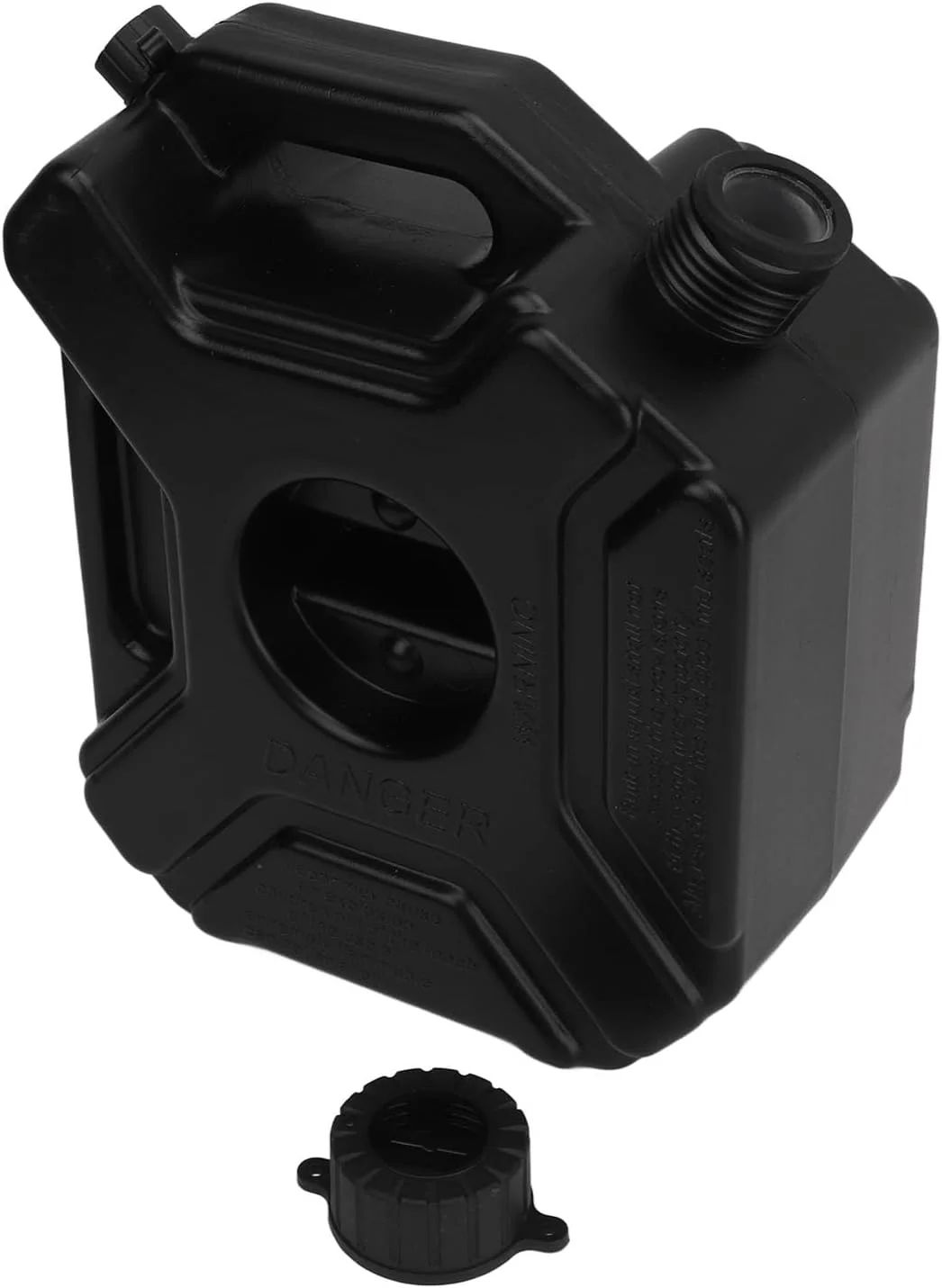 مخزن ذخیره سازی روغن و بنزین Yctze ABS 3 لیتری، مخزن بنزین مشکی پشتیبان اضطراری برای خودرو، موتورسیکلت، UTV، ATV، دوچرخه (ABS)