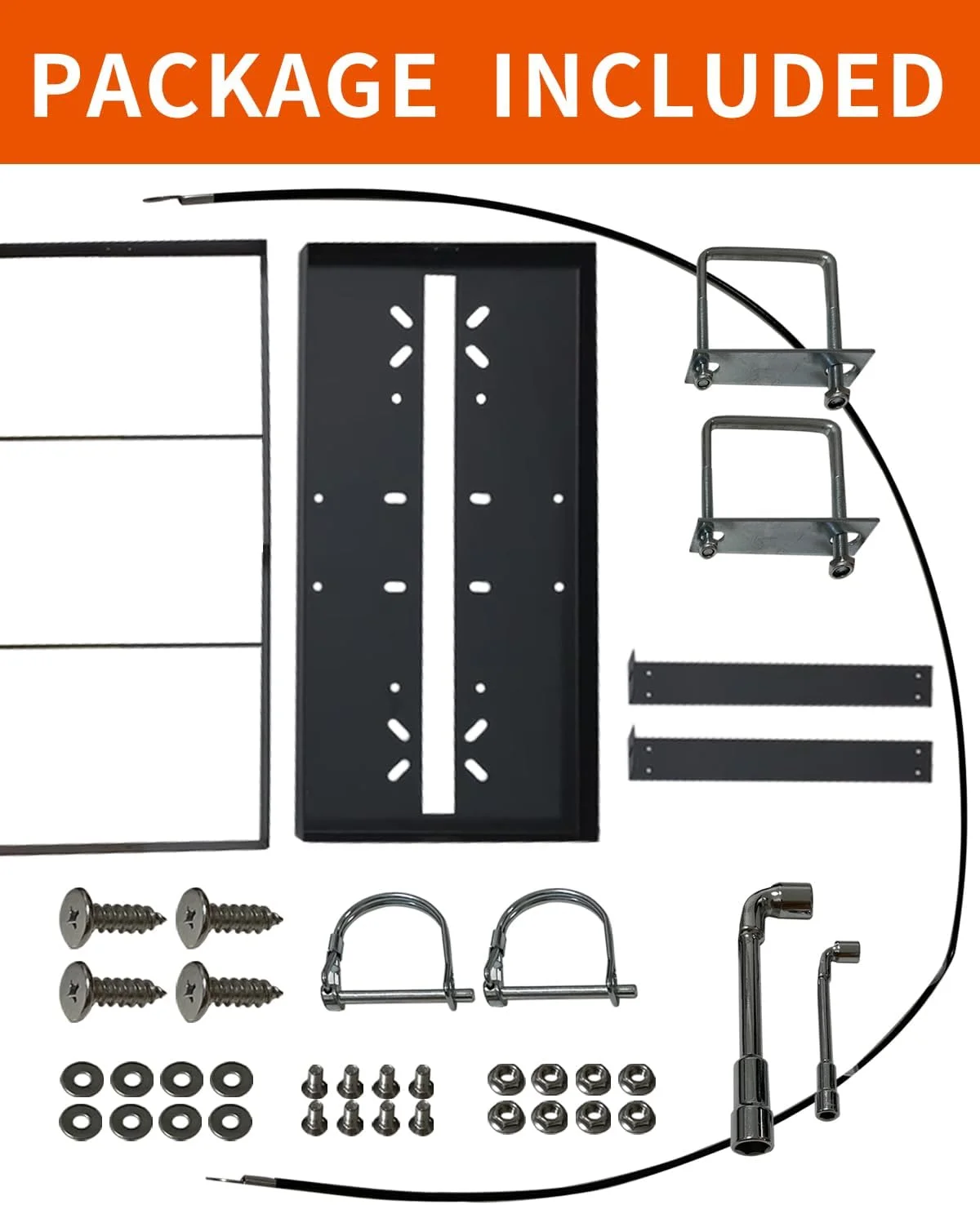نگهدارنده گالن بنزین YQDHYLYH، مناسب برای سه گالن 5 گالنی بنزین، سازگار با ظرف سوخت 5.5 گالنی VP Racing، نگهدارنده گالن بنزین برای تریلر (فقط نگهدارنده ظرف سوخت)