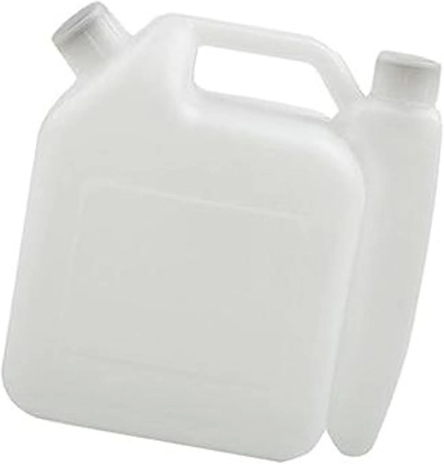 مخزن بطری مخلوط سوخت بنزین روغن 2 زمانه 1.0 لیتری سفید، برای قطعات ابزار اره زنجیری علف زن لوازم جانبی ابزار آشپزخانه مجموعه درب باک سوخت