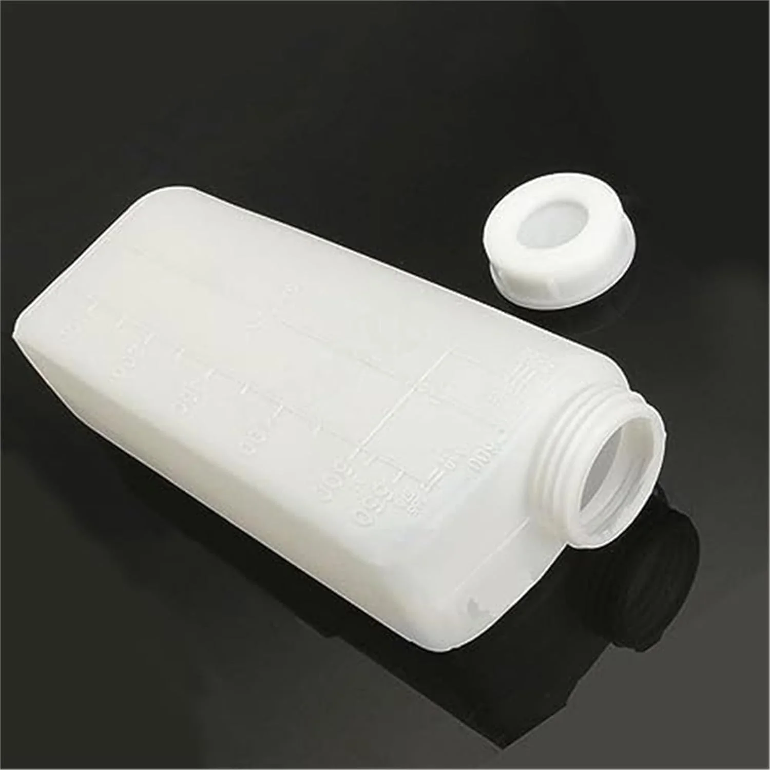 بطری مخلوط سوخت 600 میلی لیتری با نسبت 25:1 مناسب برای اسکوترهای گازی 2 زمانه، اره زنجیری، ماشین چمن زنی، ابزار برش، قطعات، ابزار آشپزخانه، مخزن سوخت و مجموعه درب باک