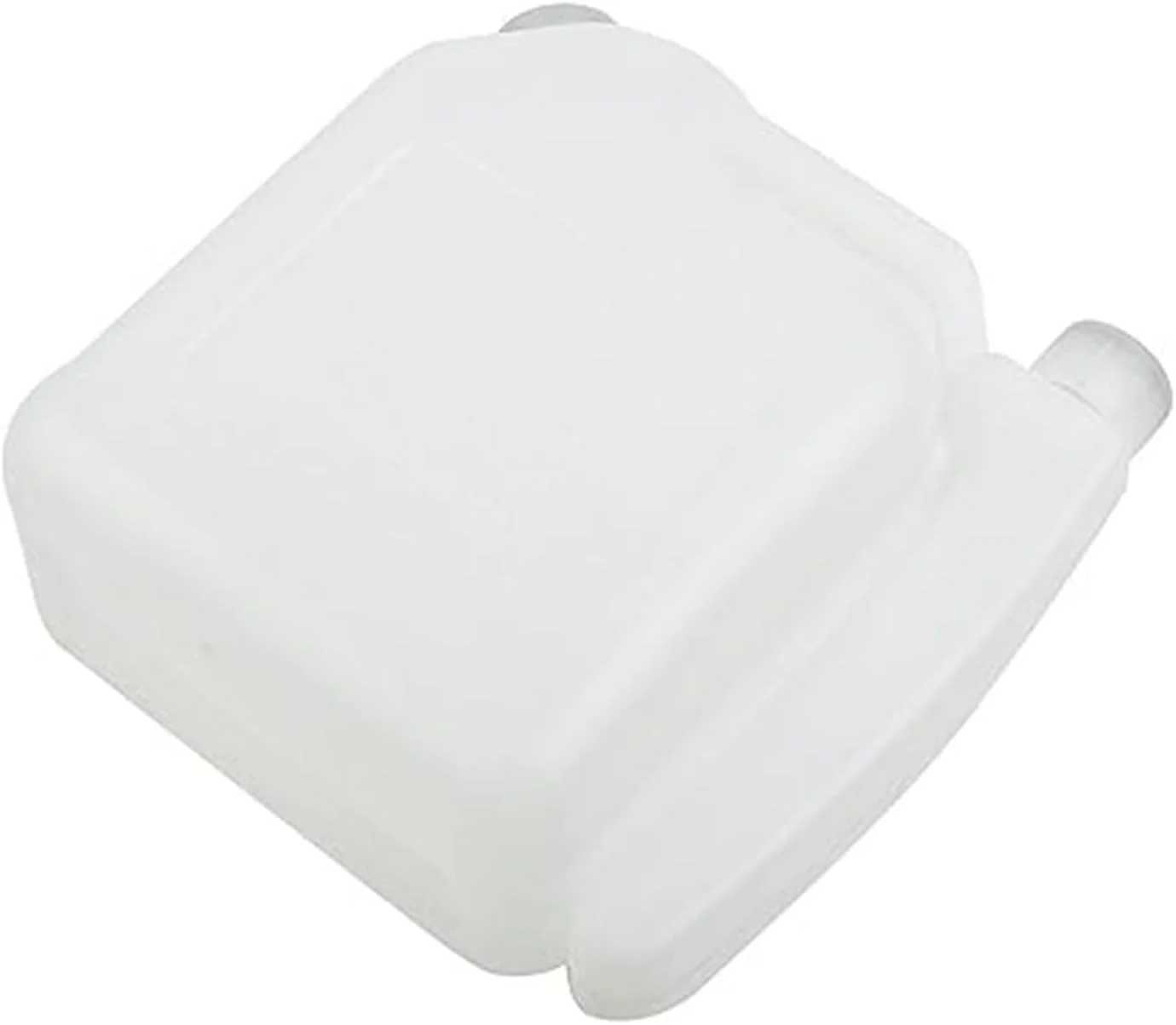 مخزن بطری مخلوط سوخت بنزین روغن 2 زمانه 1.0 لیتری سفید، برای قطعات ابزار اره زنجیری علف زن لوازم جانبی ابزار آشپزخانه مجموعه درب باک سوخت