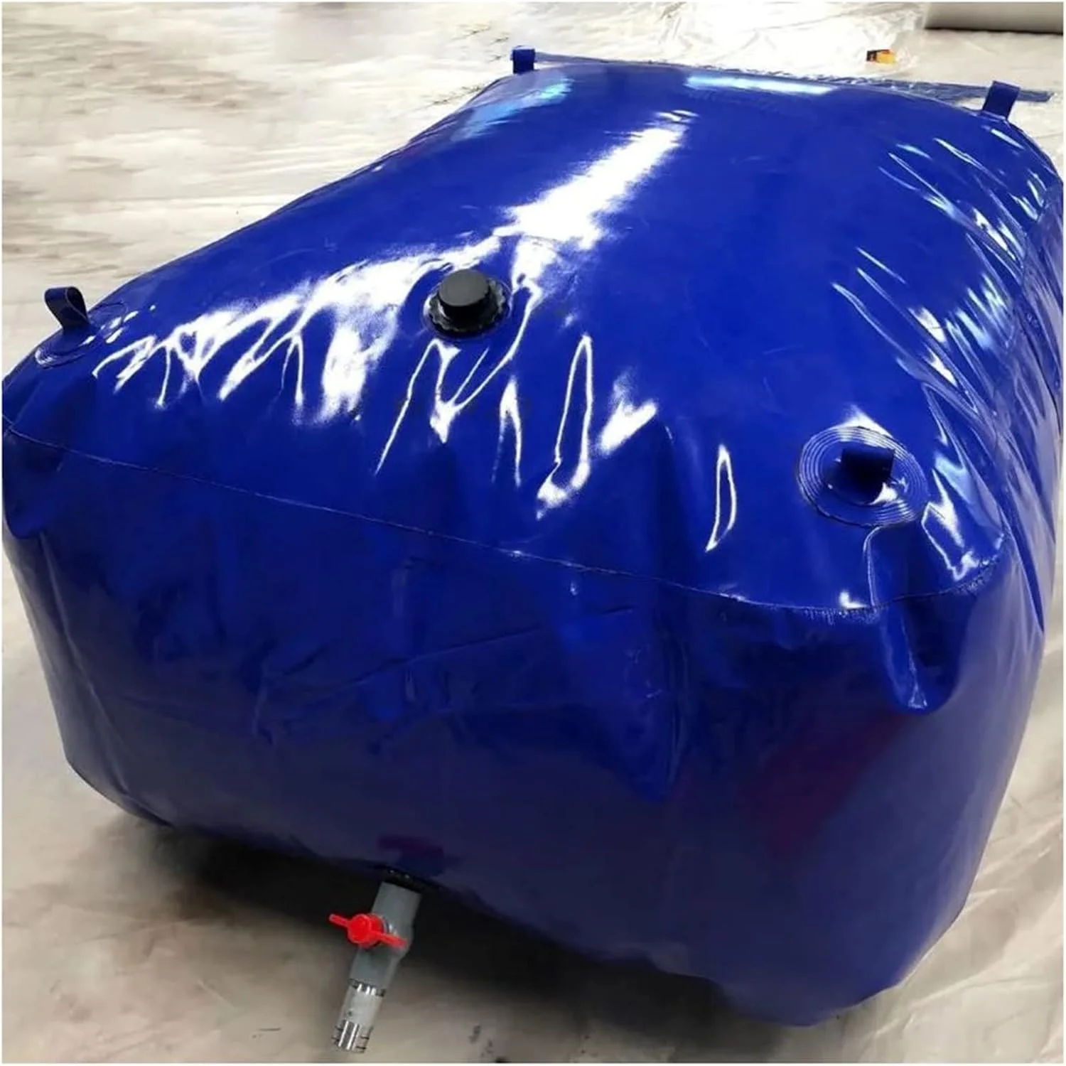 کیسه آب بزرگ 4000 3000 2000 1000 900 800 700 600 500 لیتری، مخزن آب تاشو قابل حمل با ظرفیت بالا (اندازه: 3x1.5x1 متر / 4500 لیتر / 1188 گالن)