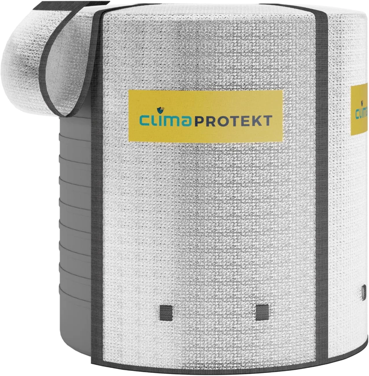 روکش عایق مخزن آب 500 لیتری Climaprotekt | روکش مخزن آب مناسب برای پشت بام | روکش 3 لایه محافظت در برابر آب و هوای گرم و سرد