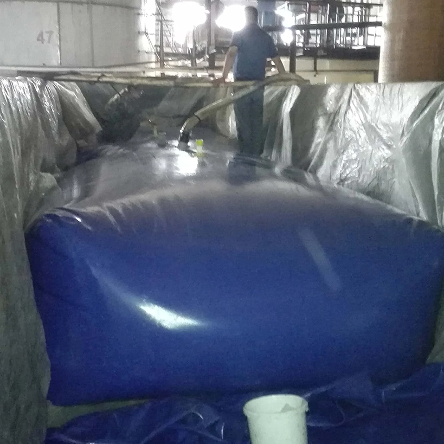 مخزن تاشو آب با شیر، مخزن آب اضطراری قابل حمل، برای استفاده کشاورزی مقاوم در برابر خشکسالی و آتش نشانی، 1000 لیتر