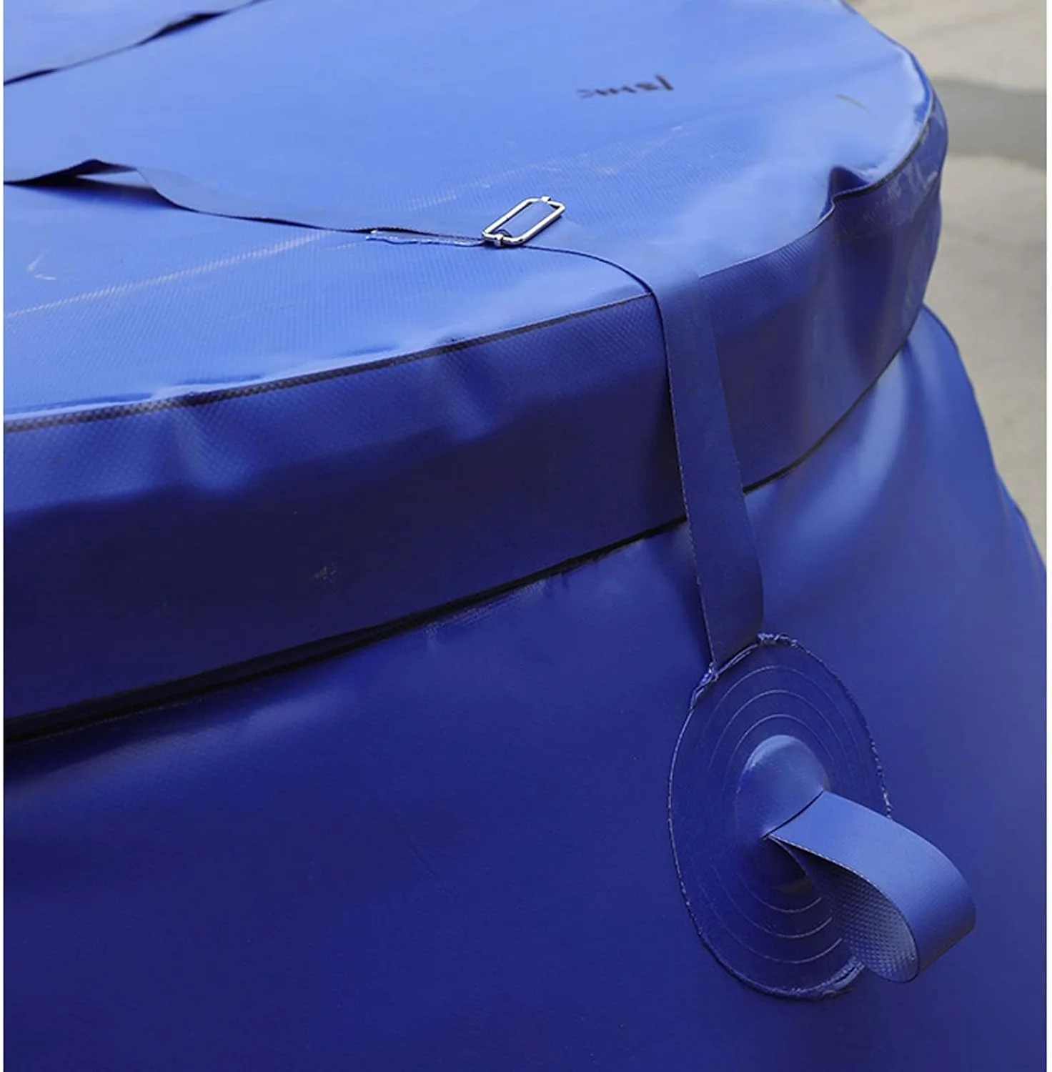 مخزن آب تاشو با شیر، مثانه آب مقاوم در برابر فشار و سایش PVC، مخزن ذخیره آب خانگی با ظرفیت بزرگ، مخزن نرم در فضای باز، 500 لیتر