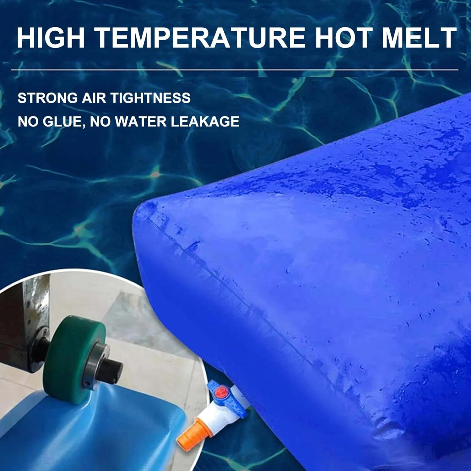 مخازن تاشو آب، سطل پلاستیکی انعطاف پذیر قابل استفاده مجدد با ظرفیت بزرگ، حمل کننده آب قابل حمل، مخزن آب اضطراری سیار، 9000 لیتر