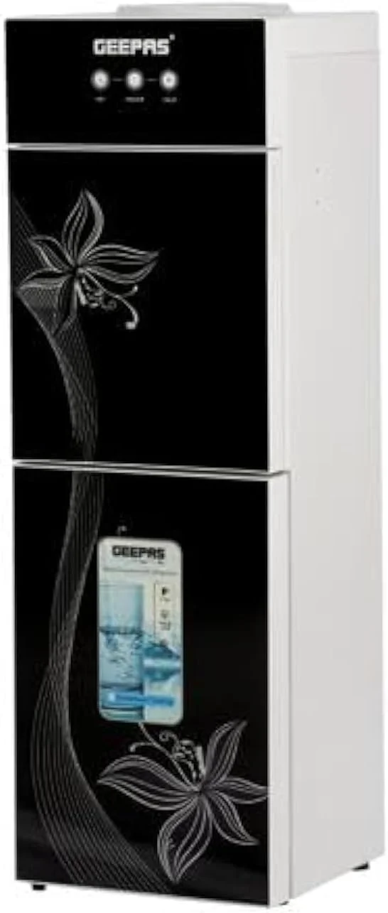 آبسردکن ایستاده با یخچال و مخزن آب استیل، سرمایش سریع، 2 شیر - گرم و سرد، دکمه ایمنی کودک، مخزن آب سرد با ظرفیت 2.8 لیتر، مخزن آب گرم با ظرفیت 1 لیتر مدل GWD17023 مشکی و سفید آبسردکن ایستاده با یخچال و مخزن آب استیل، سرمایش سریع، 2 شیر - گرم و سرد، دکمه ایمنی کودک، مخزن آب سرد با ظرفیت 2.8 لیتر، مخزن آب گرم با ظرفیت 1 لیتر مدل GWD17023 مشکی و سفید