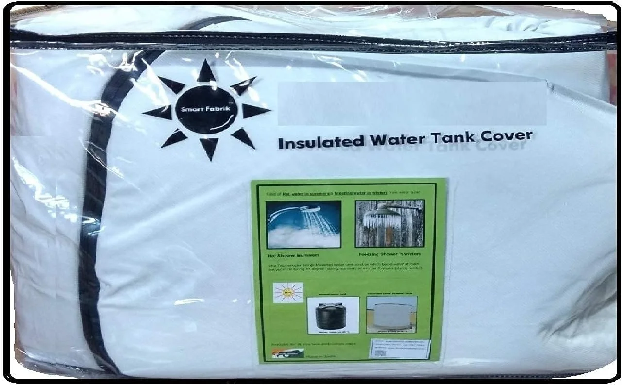 روکش عایق مخزن آب هوشمند فابریک || 2000 لیتر || مناسب برای آب گرم و سرد، روکش پارچه ای مخزن آب || روکش مخزن آب 2000 لیتری