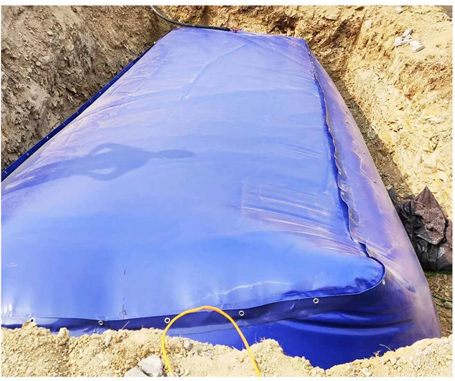 کیسه آب تاشو PVC نرم، مخزن آب بزرگ خودرو در فضای باز، مثانه آب پیش فشرده پل ضخیم شده کشاورزی مقاوم در برابر خشکی و آتش نشانی، 2000 لیتر کیسه آب تاشو PVC نرم، مخزن آب بزرگ خودرو در فضای باز، مثانه آب پیش فشرده پل ضخیم شده کشاورزی مقاوم در برابر خشکی و آتش نشانی، 2000 لیتر