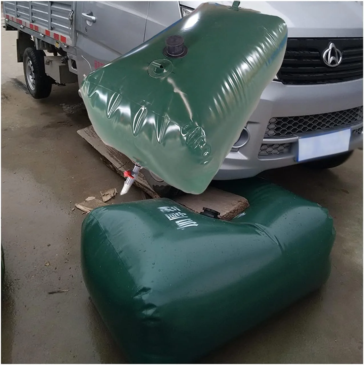 مخزن تاشو و سبک برای ذخیره آب با شیر، مناسب باغبانی/کشاورزی و آبیاری مقاوم در برابر خشکی، قابل سفارشی سازی