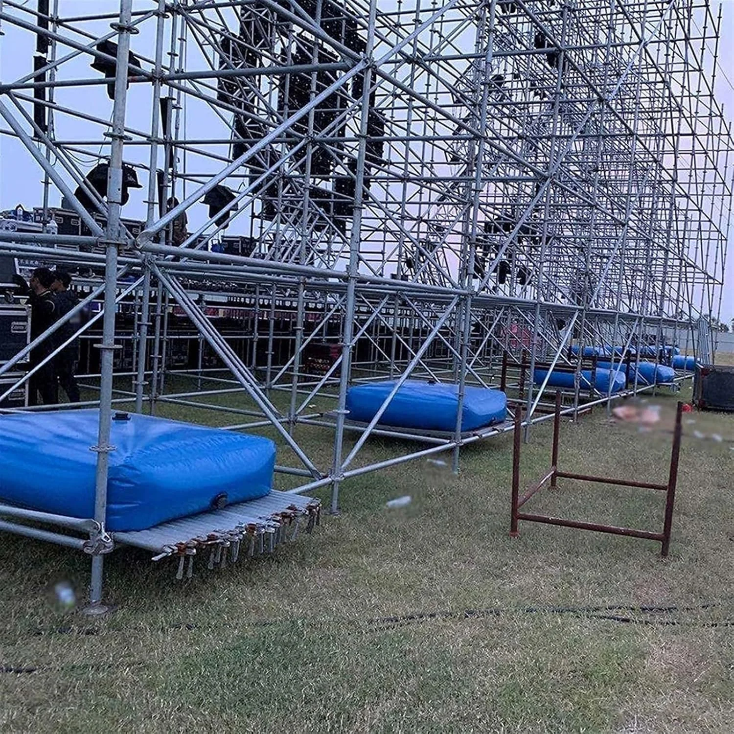 کیسه آب تاشو PVC نرم، مخزن آب بزرگ خودرو در فضای باز، مثانه آب پیش فشرده پل ضخیم شده کشاورزی مقاوم در برابر خشکی و آتش نشانی، 2000 لیتر کیسه آب تاشو PVC نرم، مخزن آب بزرگ خودرو در فضای باز، مثانه آب پیش فشرده پل ضخیم شده کشاورزی مقاوم در برابر خشکی و آتش نشانی، 2000 لیتر