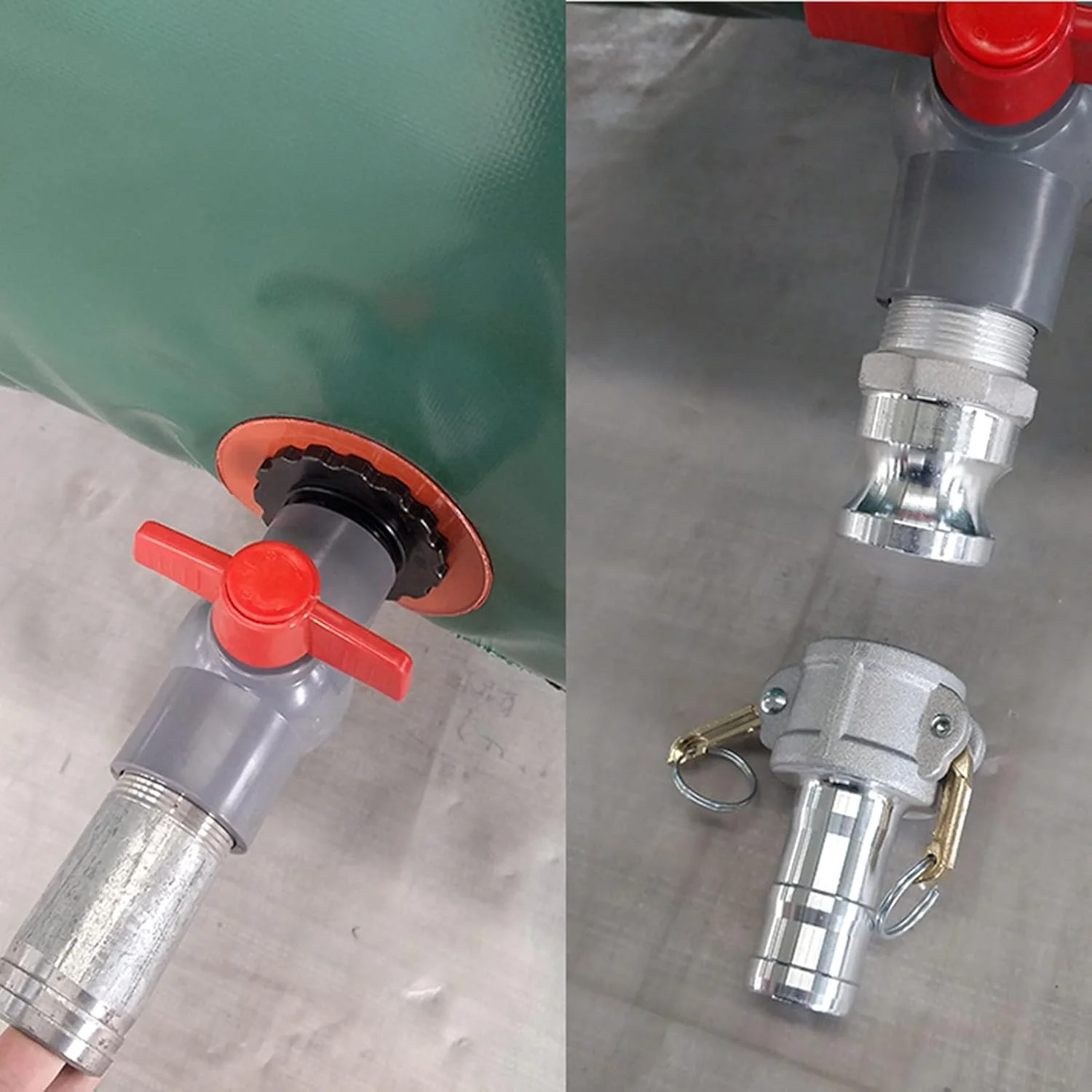 مخزن تاشو و سبک برای ذخیره آب با شیر، مناسب باغبانی و کشاورزی، مقاوم در برابر خشکی و قابل سفارشی سازی مخزن تاشو و سبک برای ذخیره آب با شیر، مناسب باغبانی و کشاورزی، مقاوم در برابر خشکی و قابل سفارشی سازی