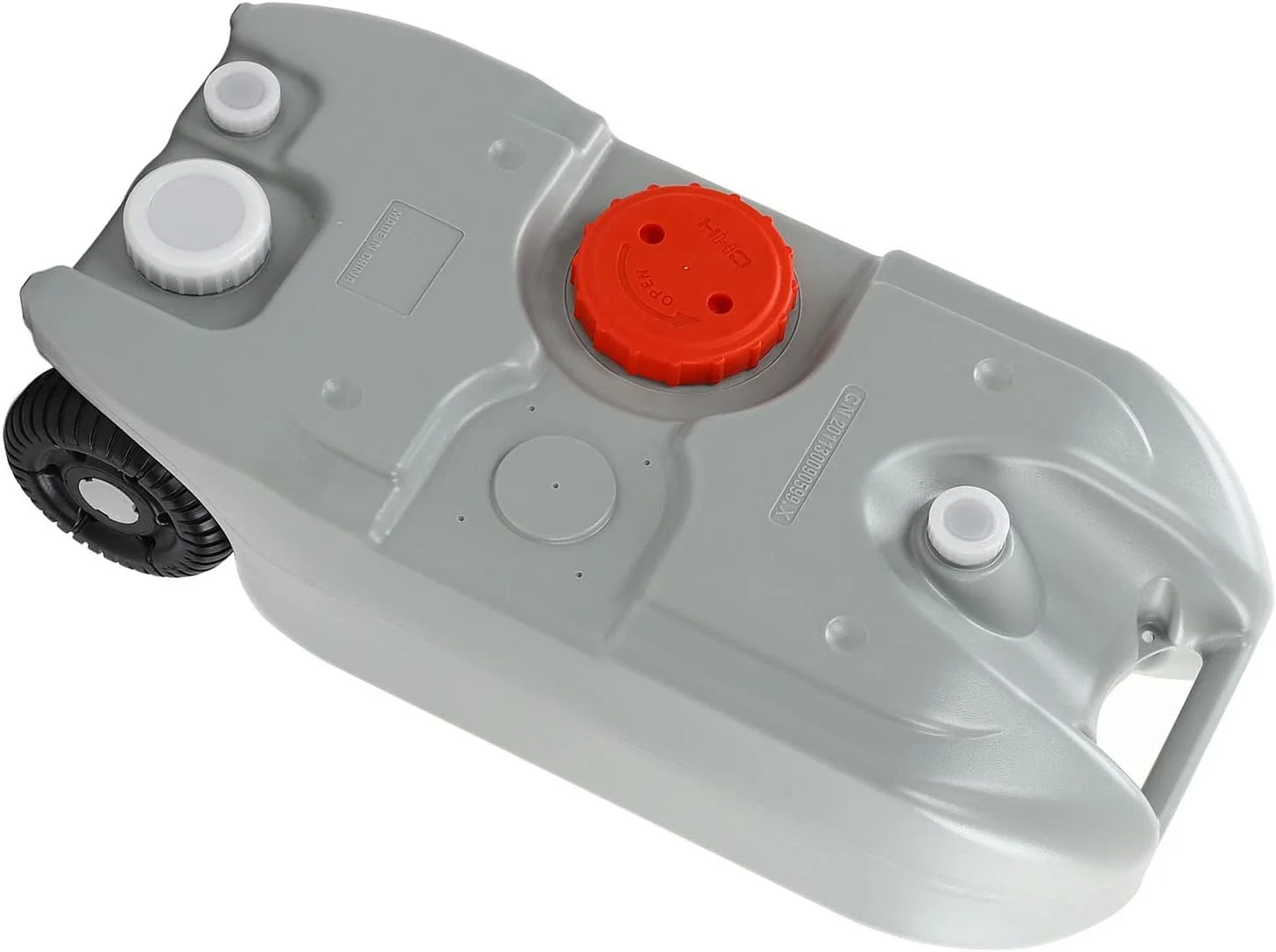 مخزن آب قابل حمل با ظرفیت بالا برای خودروهای تفریحی، مخزن آب 40 لیتری با 2 قرقره متحرک، استفاده آسان، مناسب برای خودروهای تفریحی، قایق ها، و قایق های تفریحی