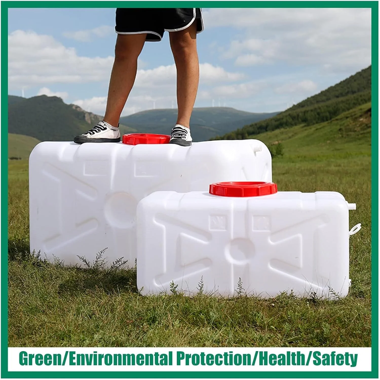 مخزن ذخیره سازی 48/80/110/160/200/340 لیتری، مخزن بزرگ آب مستطیلی افقی خانگی، مخزن ذخیره آب خالص ضخیم مخزن ذخیره سازی 48/80/110/160/200/340 لیتری، مخزن بزرگ آب مستطیلی افقی خانگی، مخزن ذخیره آب خالص ضخیم