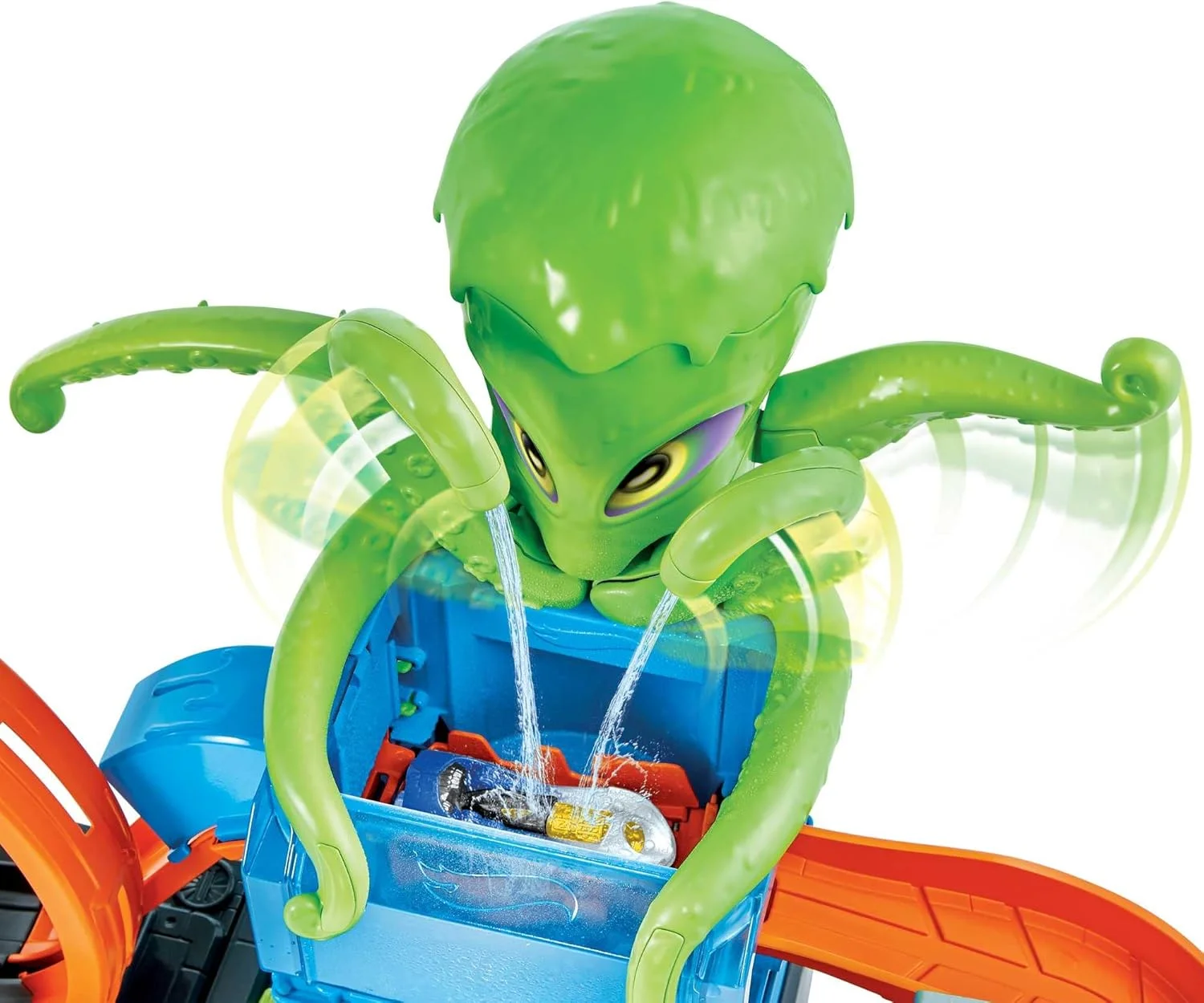 پیست بازی کارواش اختاپوسی شهر هات ویلز به همراه یک ماشین تغییر رنگی، طول بیش از ۱۲۰ سانتیمتر، قابلیت اتصال به سایر پیستها، هدیه برای کودکان بالای ۴ سال پیست بازی کارواش اختاپوسی شهر هات ویلز به همراه یک ماشین تغییر رنگی، طول بیش از ۱۲۰ سانتیمتر، قابلیت اتصال به سایر پیستها، هدیه برای کودکان بالای ۴ سال