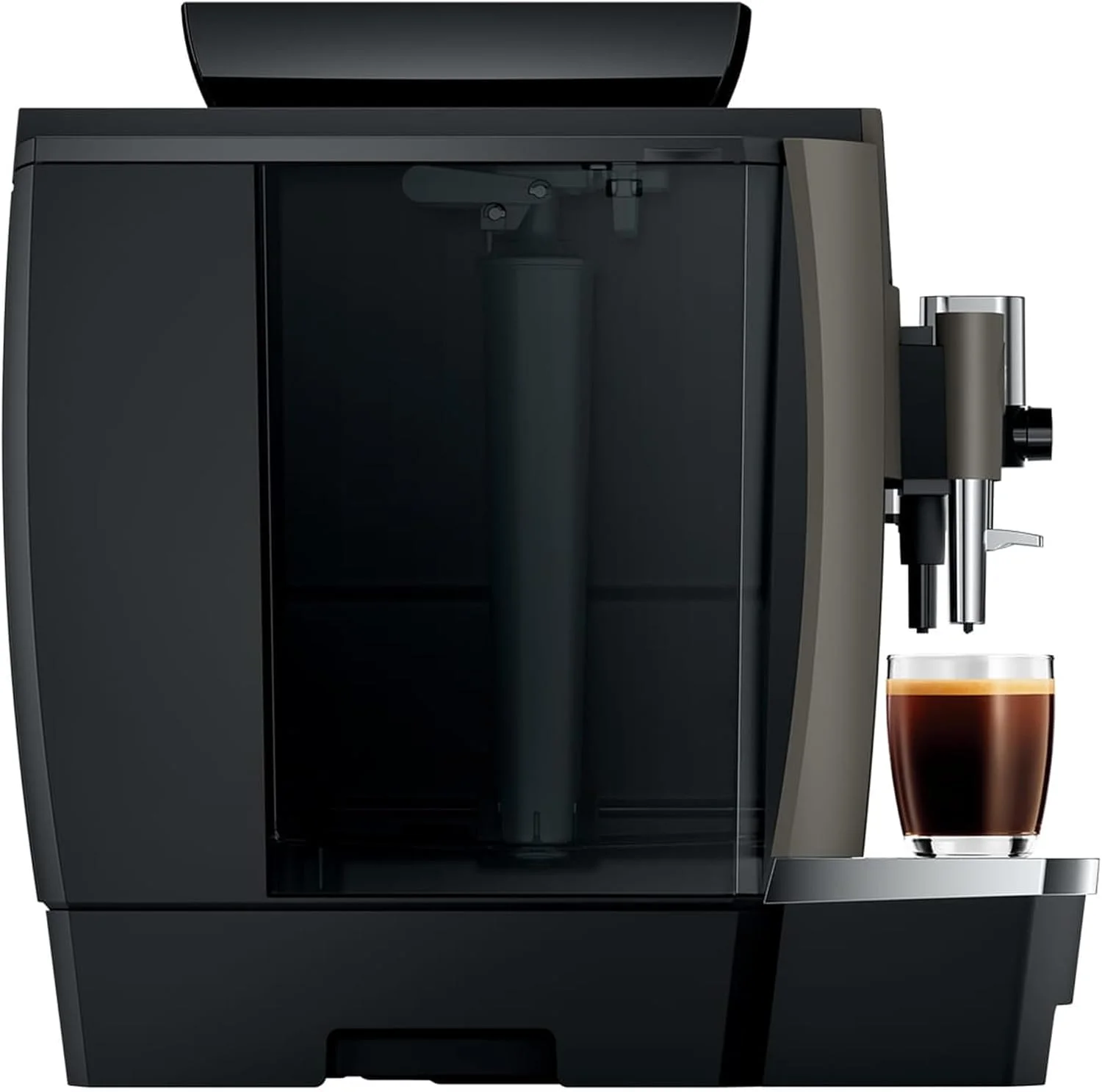 دستگاه قهوه ساز اتوماتیک ژورا مدل W8 Professional – رنگ Dark Inox – دارای 21 نوع نوشیدنی – دارای فوم ساز شیر – مخزن آب بزرگ 5 لیتری – مناسب برای استفاده در اداره و کسب و کار – ساخت سوئیس دستگاه قهوه ساز اتوماتیک ژورا مدل W8 Professional – رنگ Dark Inox – دارای 21 نوع نوشیدنی – دارای فوم ساز شیر – مخزن آب بزرگ 5 لیتری – مناسب برای استفاده در اداره و کسب و کار – ساخت سوئیس