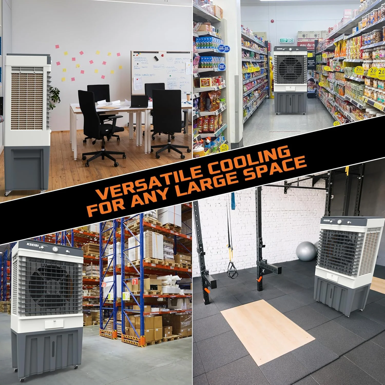 جعبه ابزار چرخ دار 7 کشویی KSEIBI، سیستم قفل و چرخ های گردان - جعبه ابزار سنگین، کابینت فلزی با چرخ برای گاراژ، کارگاه یا سازماندهی خانه (پایه)