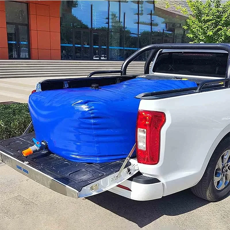 مخزن تانکر ذخیره آب، کیسه وان تاشو قابل استفاده مجدد، مخزن آب اضطراری با ظرفیت بزرگ، کیسه آب خودرو، کیسه دوش خورشیدی نرم تاشو با شیر