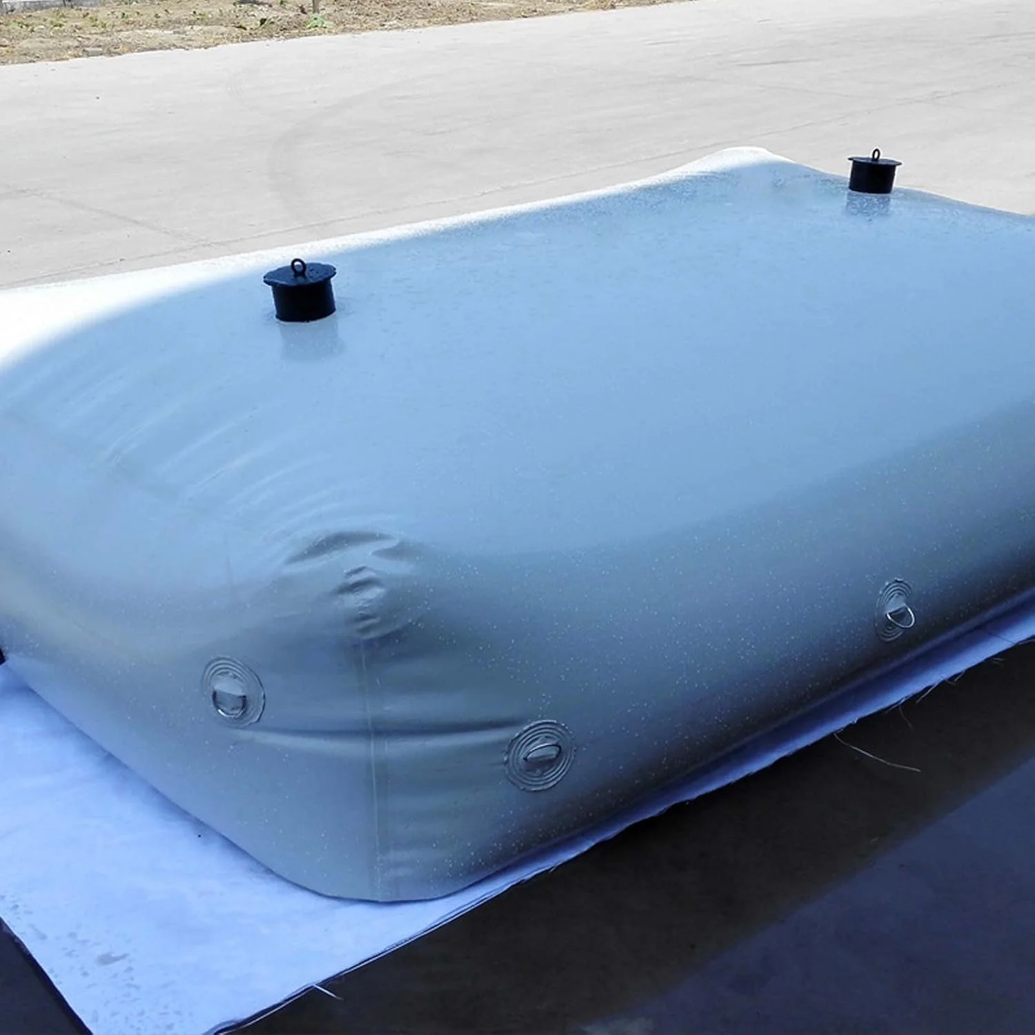 مخزن آب تاشو قابل حمل، ظرفیت بزرگ ذخیره آب، بدون BPA، کیسه آب نرم مقاوم در برابر خشکی، مخزن آب برای کشاورزی مقاوم در برابر خشکی و آتش نشانی، 9000 لیتر