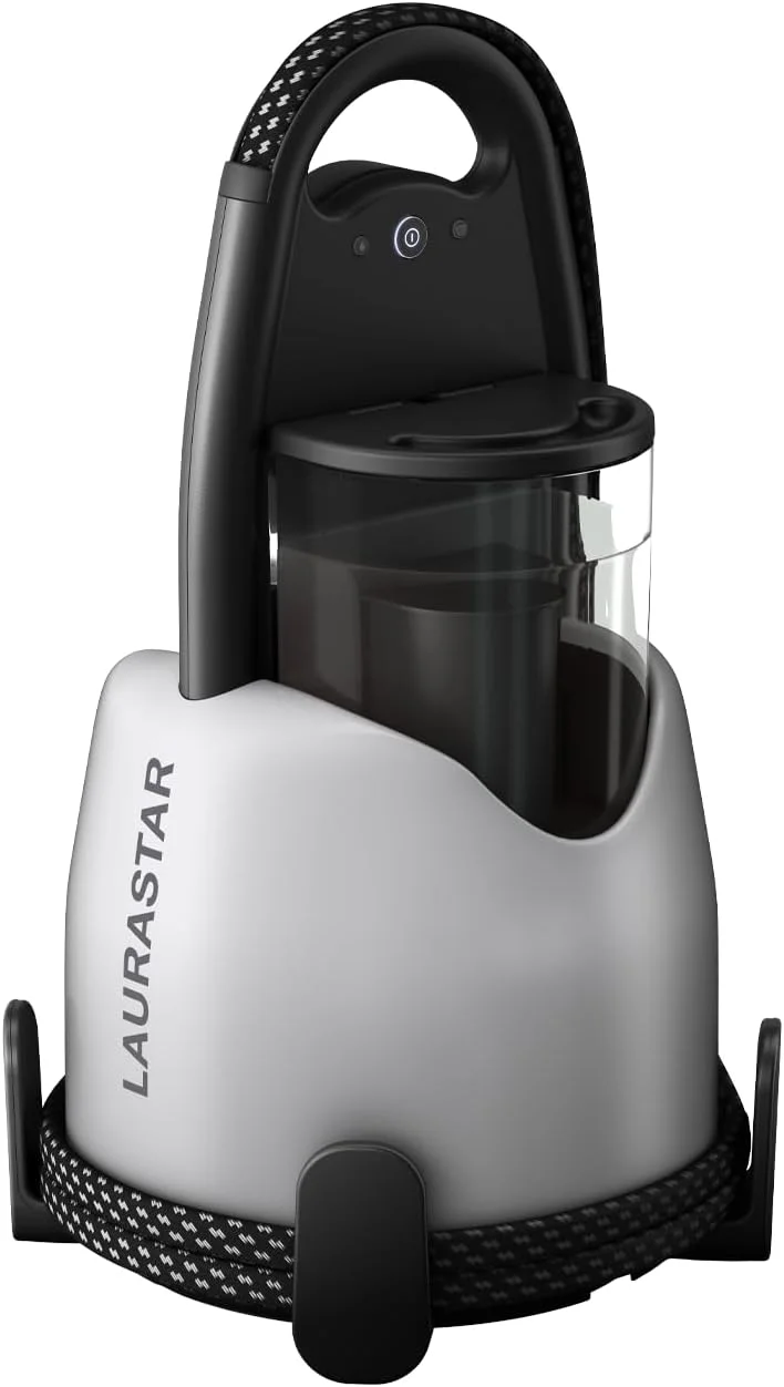 ایستگاه اتو بخار 3 در 1 Laurastar Lift Xtra Aluminium | اتو، بخار و تصفیه | بخار خشک بهداشتی | کفی سه بعدی | تک دما | مخزن آب جداشدنی | اتو کشی عمودی