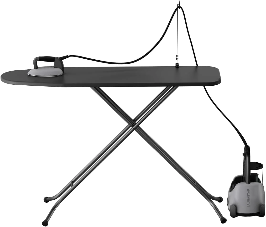 ایستگاه اتو بخار 3 در 1 Laurastar Lift Xtra Aluminium | اتو، بخار و تصفیه | بخار خشک بهداشتی | کفی سه بعدی | تک دما | مخزن آب جداشدنی | اتو کشی عمودی