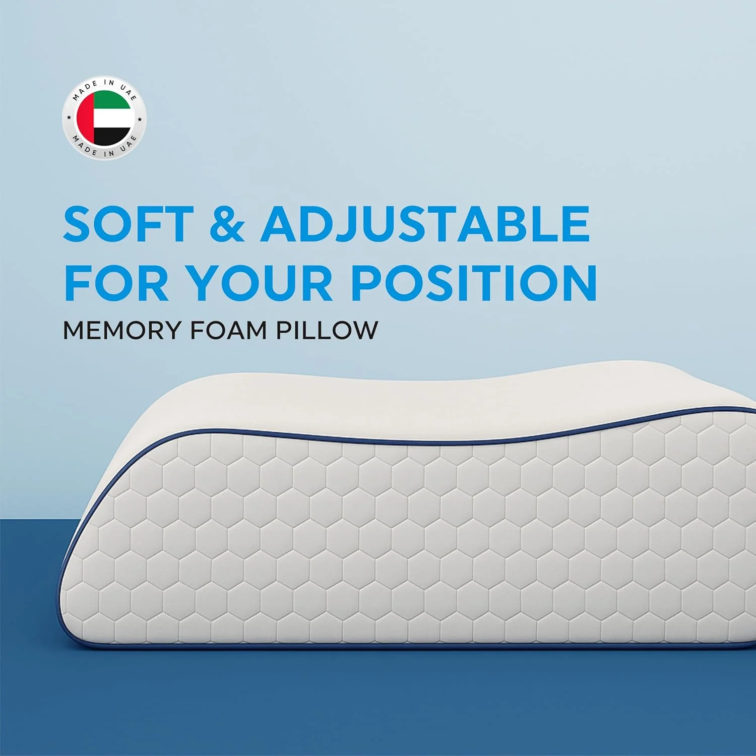 بالش مموری فوم تخت خواب، بالش ارتوپدی برای پشتیبانی از گردن، سایز 50 در 30 سانتی متر، تسکین درد شانه و گردن، مناسب برای کودکان، روکش بالش خنک کننده