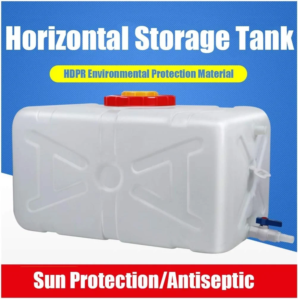 مخزن آب، مخزن ذخیره آب در فضای باز 145 لیتری با ظرفیت بزرگ، مخزن آب خانگی با شیر آب، مخزن آب اضطراری، سطل آب کمپینگ برای ورزش، پیاده روی و پیک نیک