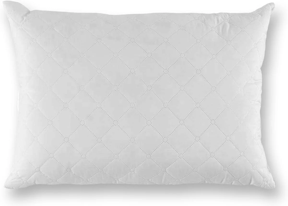 بالش لحافی ممتاز برای خواب راحت - با الیاف توخالی نرم، 50x70 سانتی متر (سفید)