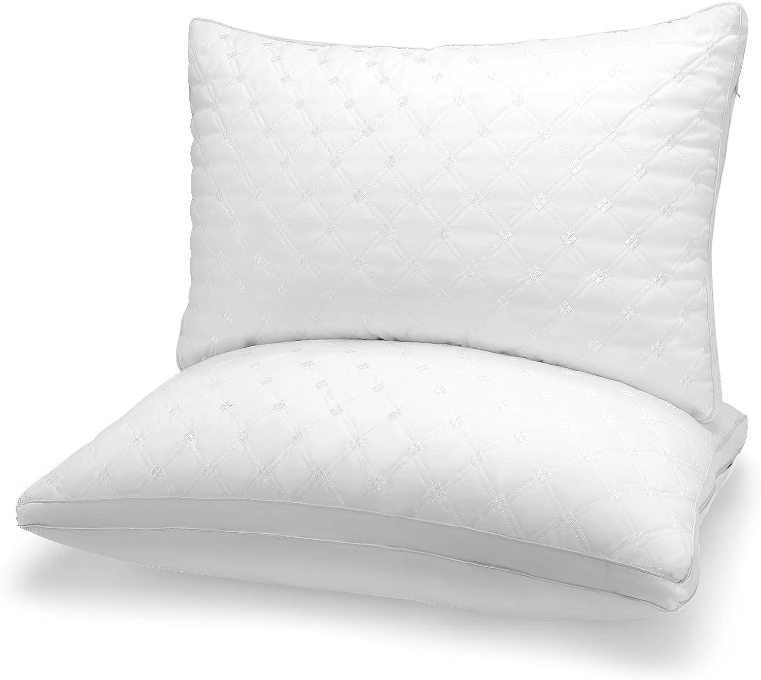 ست دو عددی بالش برای خواب، بالش هتلی سایز کوئین (50×75 سانتی متر) مناسب برای خوابیدن به پشت، شکم یا پهلو ست دو عددی بالش برای خواب، بالش هتلی سایز کوئین (50×75 سانتی متر) مناسب برای خوابیدن به پشت، شکم یا پهلو