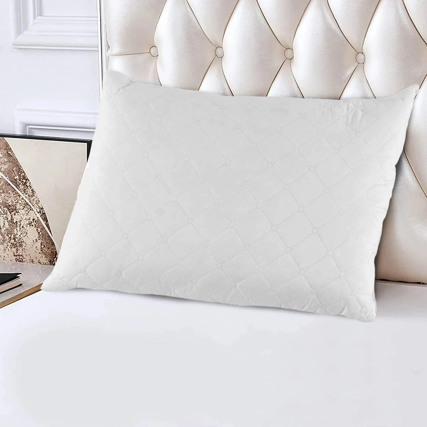 بالش لحافی ممتاز برای خواب راحت - با الیاف توخالی نرم، 50x70 سانتی متر (سفید) بالش لحافی ممتاز برای خواب راحت - با الیاف توخالی نرم، 50x70 سانتی متر (سفید)