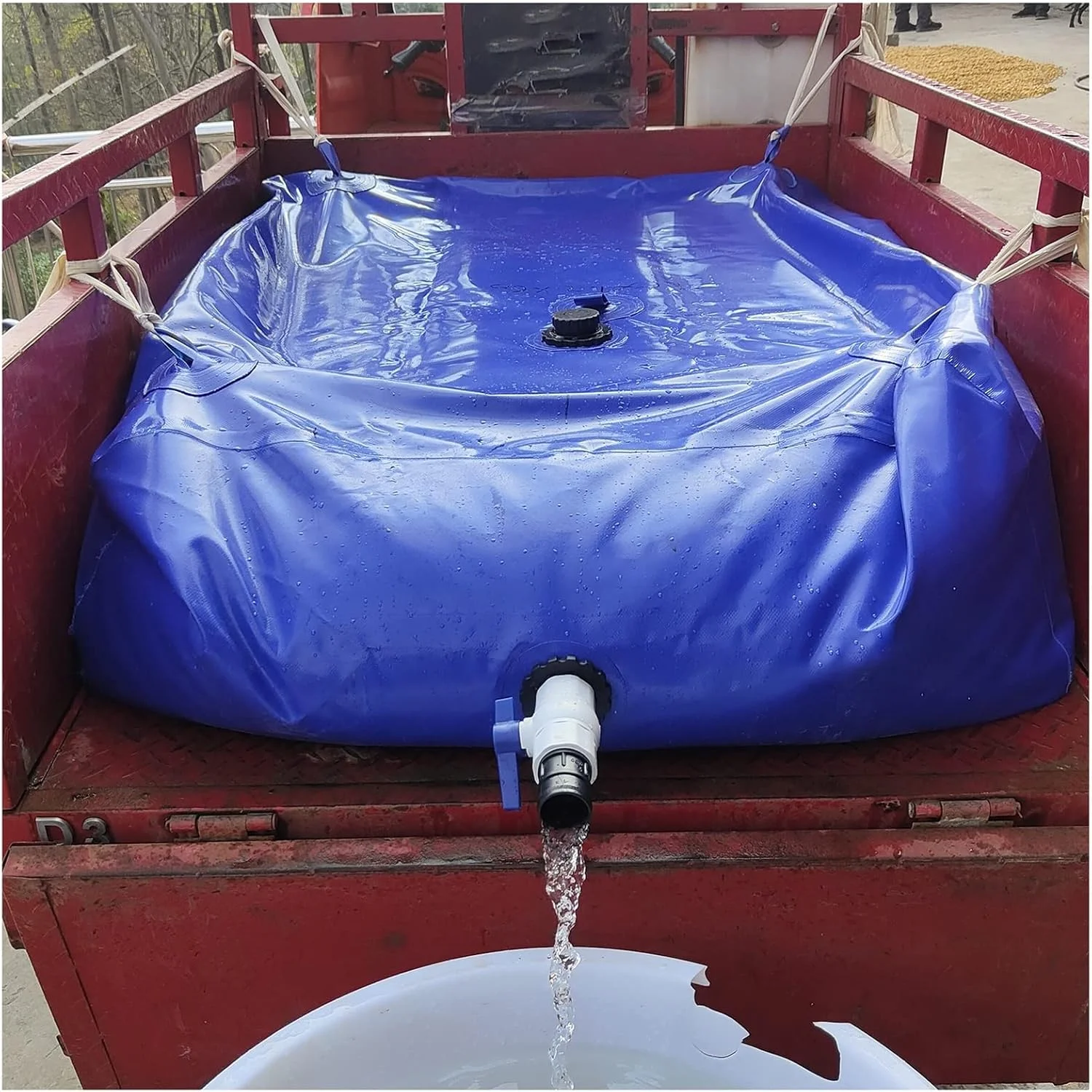 مخزن آب تاشو با ظرفیت بالا برای کامیون، ون، قایق، دارای ورودی و خروجی آب، 5000 4000 3000 2000 1000 900 800 700 لیتری (اندازه: 1.5x1.5x1.6 متر / 3600 لیتر) مخزن آب تاشو با ظرفیت بالا برای کامیون، ون، قایق، دارای ورودی و خروجی آب، 5000 4000 3000 2000 1000 900 800 700 لیتری (اندازه: 1.5x1.5x1.6 متر / 3600 لیتر)