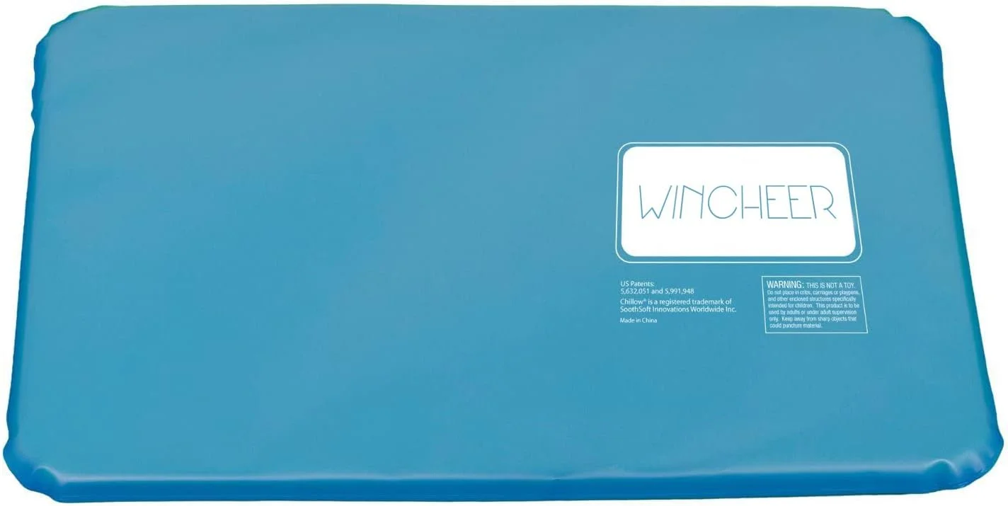 تشک خنک کننده بالش WinCheer، تشک بالش ژل یخ خنک کننده قابل حمل، بالش سرد خواب آرامش بخش برای کاهش میگرن، گرگرفتگی و تب تشک خنک کننده بالش WinCheer، تشک بالش ژل یخ خنک کننده قابل حمل، بالش سرد خواب آرامش بخش برای کاهش میگرن، گرگرفتگی و تب
