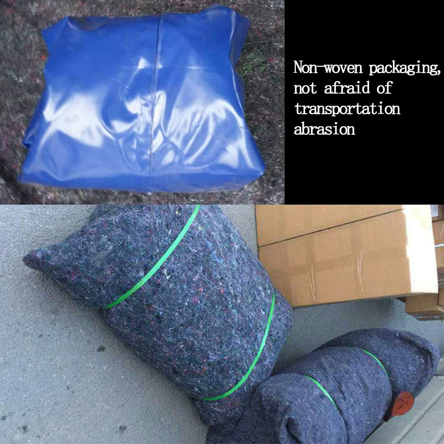 کیسه آب تاشو، مخزن ذخیره آب نرم، پی وی سی قابل حمل با ظرفیت بزرگ 0.9 میلی متر برای مواقع اضطراری، آبیاری، حمل و نقل / آبی / 2184 لیتر / 2.4 * 1.4 * 0.65 متر