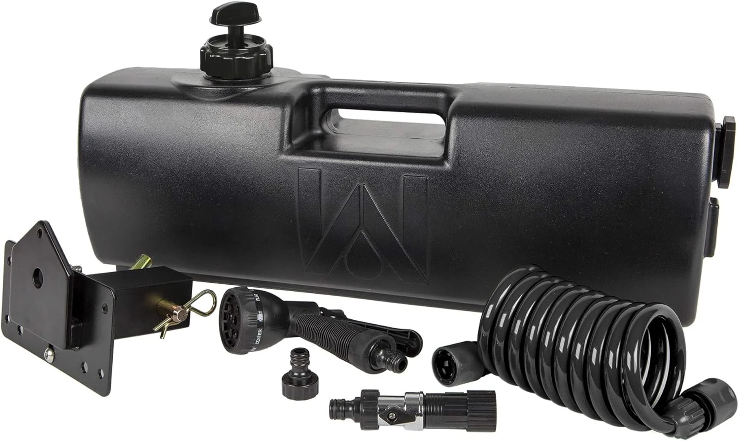 مخزن آب خودفشار WaterPORT با ظرفیت 14.4 لیتر برای دوش کمپینگ، نصب روی سپر یا تخت خودرو برای نگهداری آب در کامیون ها و خودروهای آفرود