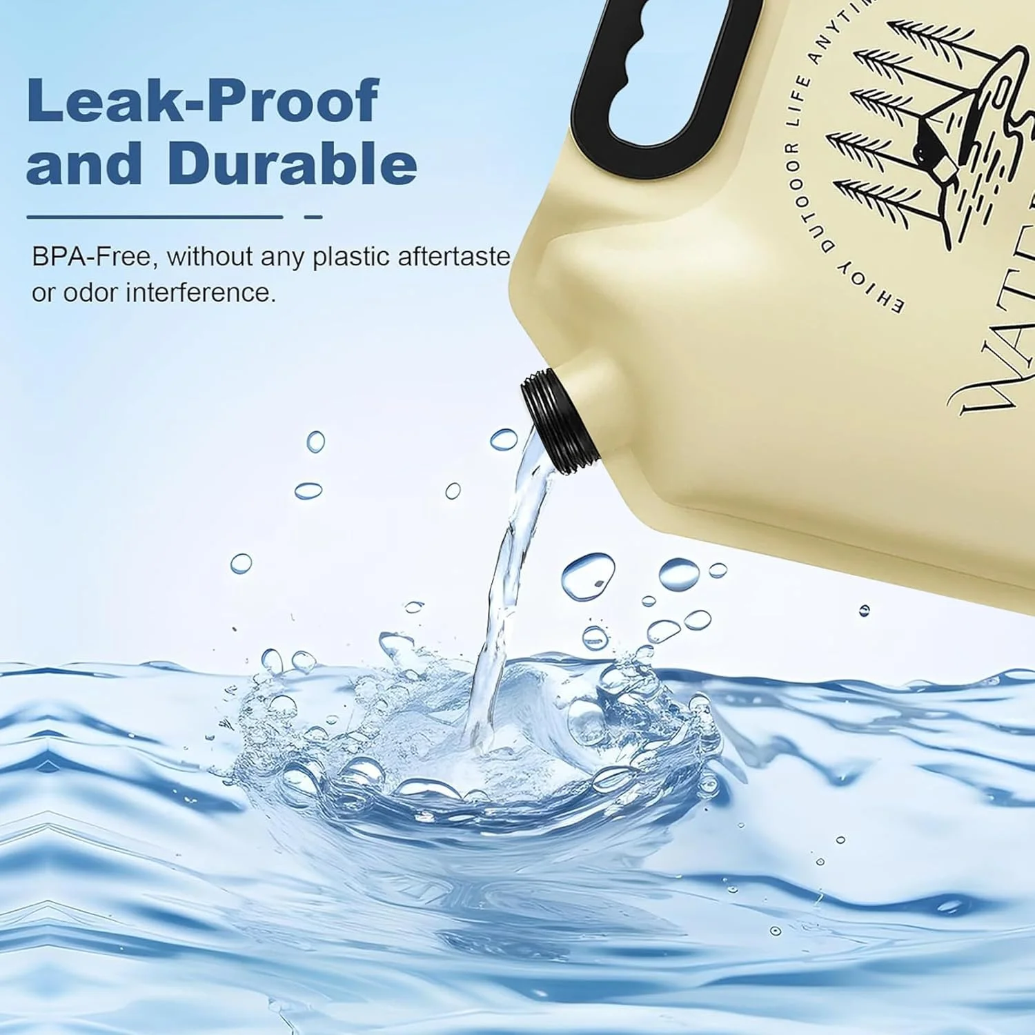 بسته 3 عددی کیسه ذخیره آب، کیسه حمل آب تاشو 8 لیتری برای کمپینگ و کوهنوردی بسته 3 عددی کیسه ذخیره آب، کیسه حمل آب تاشو 8 لیتری برای کمپینگ و کوهنوردی