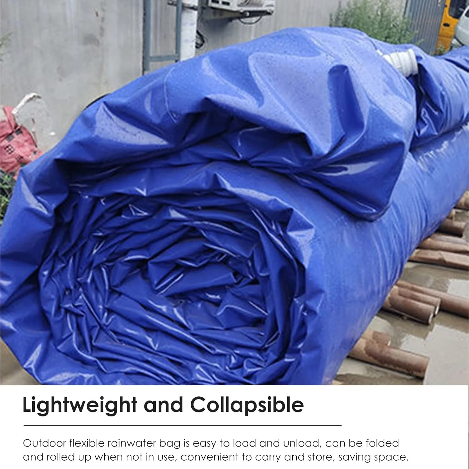 مخزن آب مکعبی برای آبیاری گیاهان، مخزن/کیسه ذخیره آب کشاورزی در فضای باز (1.5x0.9x0.4 متر/540 لیتر) مخزن آب مکعبی برای آبیاری گیاهان، مخزن/کیسه ذخیره آب کشاورزی در فضای باز (1.5x0.9x0.4 متر/540 لیتر)