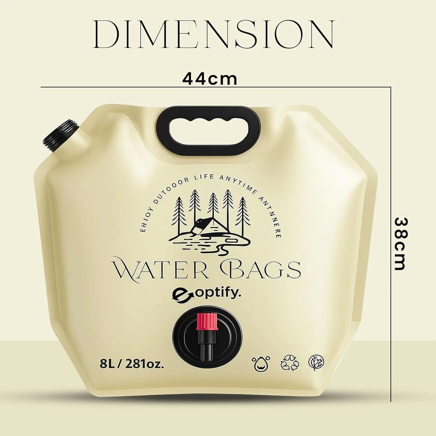 بسته 3 عددی کیسه ذخیره آب، کیسه حمل آب تاشو 8 لیتری برای کمپینگ و کوهنوردی بسته 3 عددی کیسه ذخیره آب، کیسه حمل آب تاشو 8 لیتری برای کمپینگ و کوهنوردی