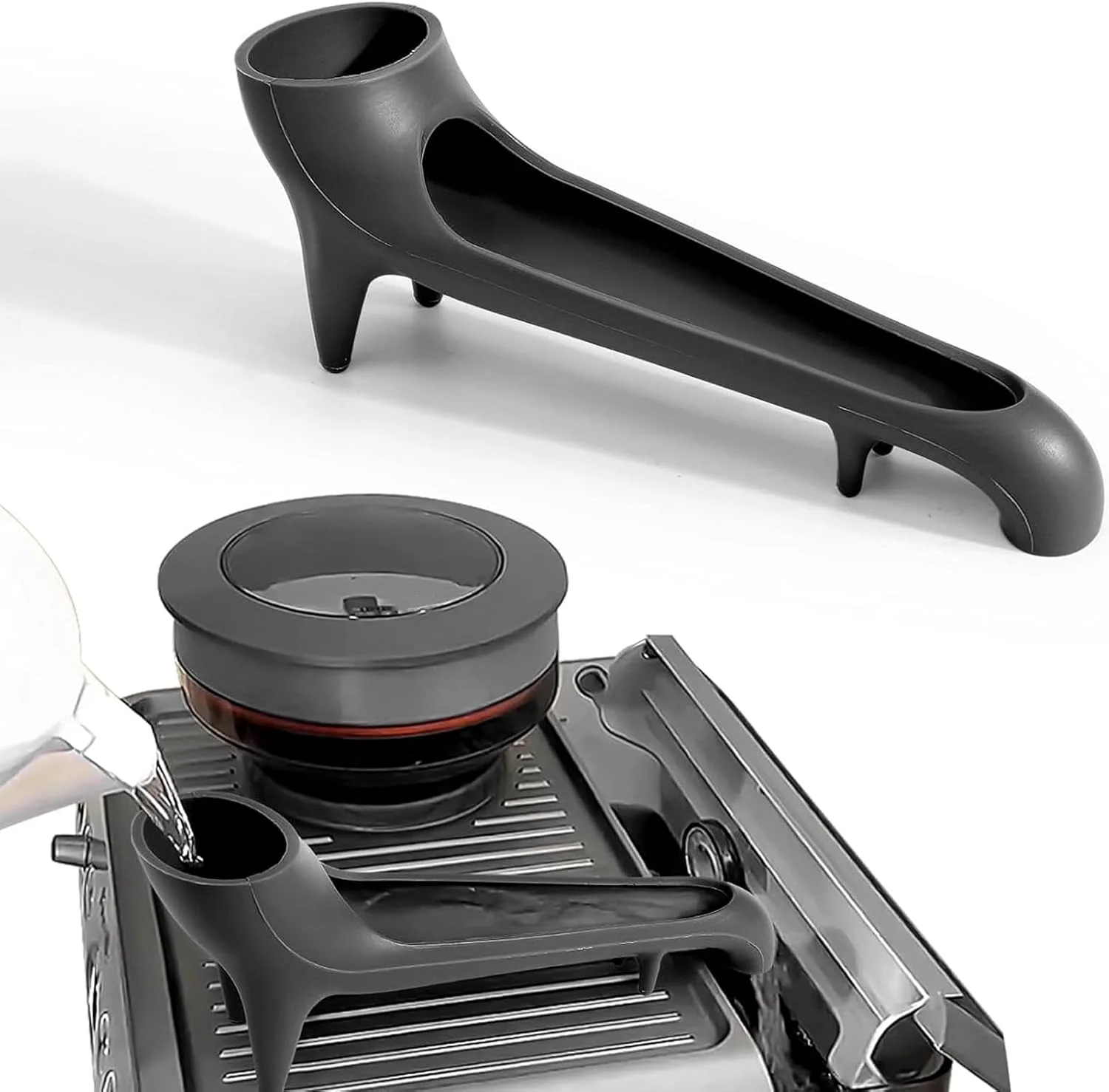 قیف آب Gernie، قیف دسترسی سریع آب دستگاه اسپرسو، خروجی آب دستگاه قهوه ساز، برای دستگاه های قهوه ساز با مخزن آب در پشت و تمام دستگاه های قهوه ساز با سطح صاف قیف آب Gernie، قیف دسترسی سریع آب دستگاه اسپرسو، خروجی آب دستگاه قهوه ساز، برای دستگاه های قهوه ساز با مخزن آب در پشت و تمام دستگاه های قهوه ساز با سطح صاف