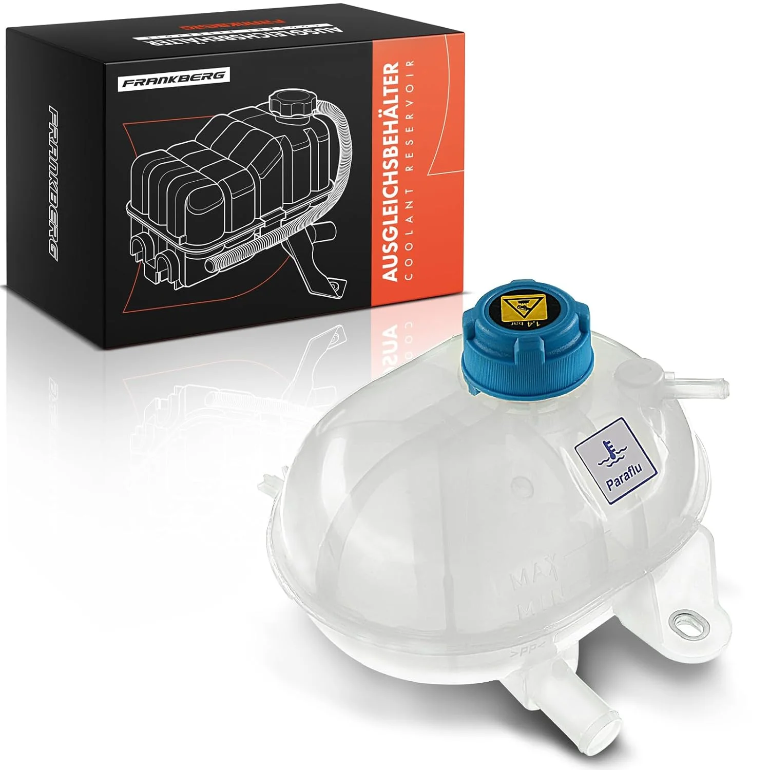 منبع انبساط آب رادیاتور فرانکبرگ به همراه درب سازگار با 500 C 312 پاندا 169 KA RU8 2003-2020 51956876