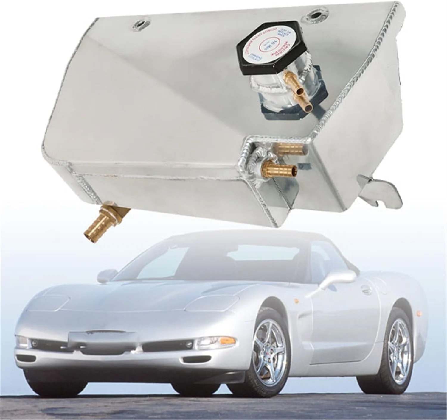 منبع انبساط آلومینیومی خنک کننده موتور جایگزین برای شورولت کوروت ۱۹۹۷-۲۰۰۴